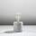 Tischlampe Salgado aus Beton grau E27 rund mit Schalter