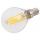 LED Filament Tropfenlampe McShine Filed E14, 6W, 600lm, warmweiß, dimmbar