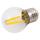 LED Filament Tropfenlampe McShine Filed E27, 6W, 600lm, warmweiß, dimmbar