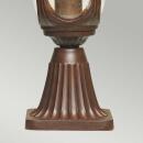 Chicago 1 Light Small Pedestal Lantern - Bronze