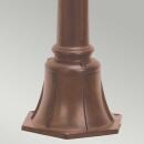 Chicago 1 Light Small Pillar Lantern - Bronze