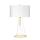 Ferrara Table Lamp - White and Polished Gold