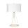 Ferrara Table Lamp - White and Polished Gold