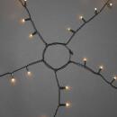 LED-Minilichterkette, 150 bernsteinfarbene LEDs, für Weihnachtsbäume