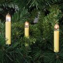LED-Weihnachtsbaumkette, klar/elfenbein, E10 20-flammig...