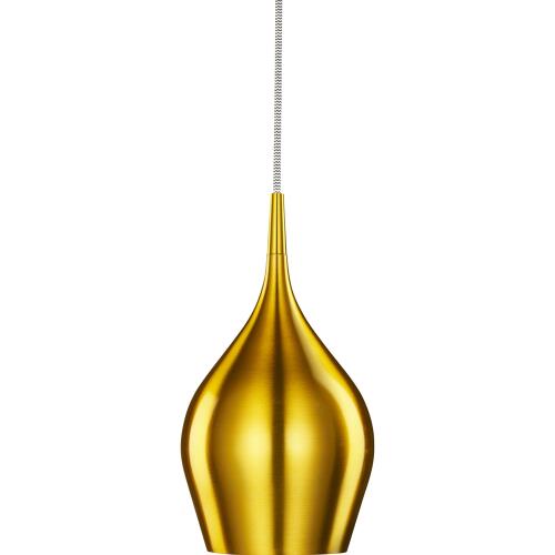 Vibrant 1-flammige Pendelleuchte goldfarben Ø12 cm E14