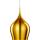 Vibrant 1-flammige Pendelleuchte goldfarben Ø26 cm E27