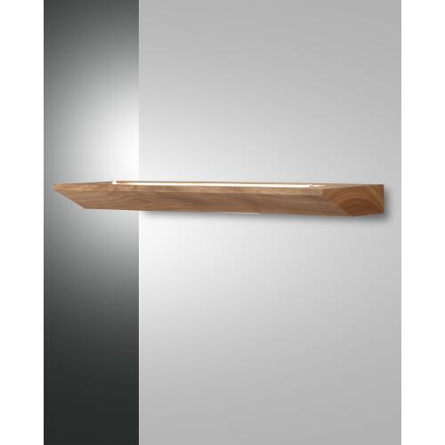 Linus, Wandleuchte, LED, 1x27W, Metall und Holz mit Glas, Eichenholz