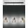 Britton, Pendelleuchte, E27, 3x40W, Metall und geblasenes Glas, Grau transparent
