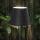 Nuindie LED Akku Stehleuchte Außenstehleuchte IP54 120 cm Höhe schwarz