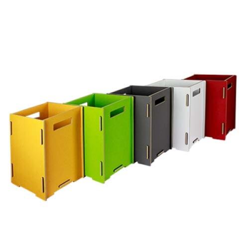 Werkhaus Klassik Papierkorb MDF in verschiedenen Farben Stecksystem