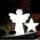 Deko Engel beleuchtet Shinning Angel Mini 40 cm Höhe E27 weiß