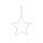 STAR TRADING LED-Leuchtsilhoulette Mira 45x45cm schwarz