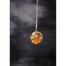 LED Glaskugel GLOW,amber 15cm mit Trafo warmweiße...