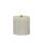 STAR TRADING LED-Echtwachs-Kerze Flamme Swirl Votive 7,5x5cm beige 2Stück