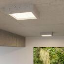Beton LED Deckenleuchte Riza 18W 3000K grau