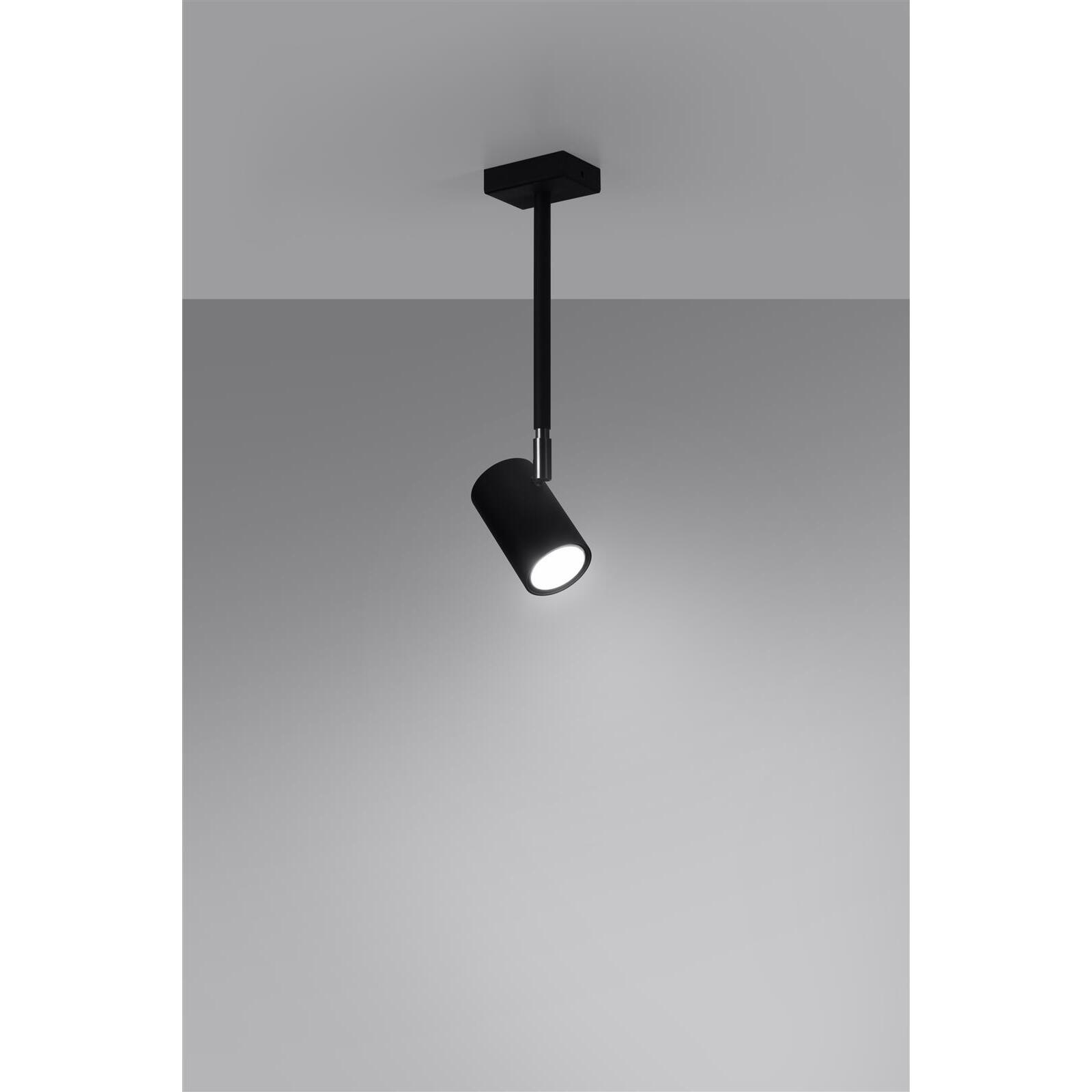 Deckenleuchte NORANO schwarz Spot GU10 33 cm - Lampen & Leuchten Onlineshop
