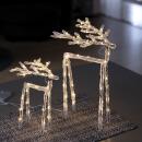 LED-Rentier, 30 warmweiße LEDs, ICY  DEER H 200