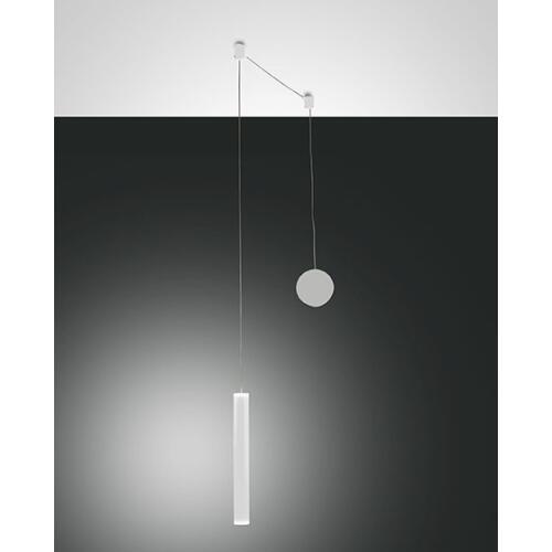 Prado, Pendelleuchte, LED, 1x6,5W, Metall- und Methacrylat, weiß