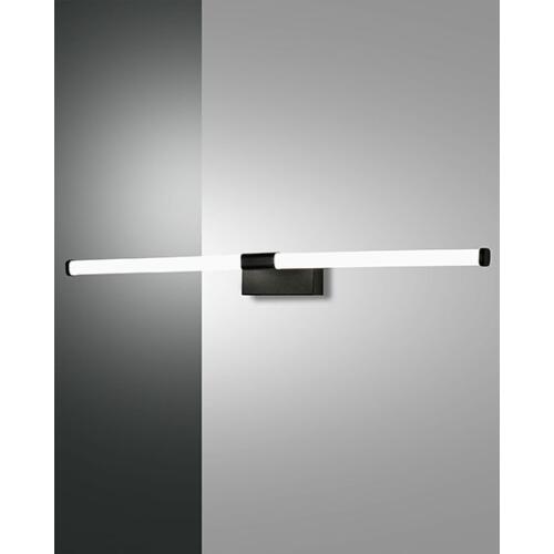 Ago, Spiegelleuchte, LED, 1x14W, Metall- und Methacrylat, Schwarz