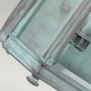Wegeleuchte Holborn E14 40W IP44 Messing, klares Glas; patina L:11cm B:25.5cm Ø25.5cm dimmbar
