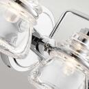 Badezimmerleuchte Talland G9 LED 3.5W IP44 Stahl, Glas; Chrom poliert L:17.5cm B:55.9cm Ø55.9cm