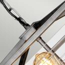 Hängeleuchte Louvre E27 60W Stahl, Glas; industrial, lackiert B:49.3cm Ø49.3cm dimmbar höhenverstellbar