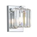 Badezimmerleuchte Divine G9 LED 3.5W IP44 Stahl, Kristall & Glas; Chrom poliert L:15.2cm B:12cm Ø12cm