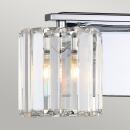 Badezimmerleuchte Divine G9 LED 3.5W IP44 Stahl, Kristall & Glas; Chrom poliert L:15.2cm B:34.3cm Ø34.3cm