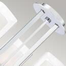 Badezimmerleuchte Kolt G9 LED 3.5W IP44 Stahl, Opal und klares Glas; Chrom poliert L:16.5cm B:53.3cm Ø53.3cm