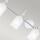 Badezimmerleuchte Swell G9 LED 3.5W IP44 Stahl, Glas; Chrom poliert L:17.1cm B:81.3cm Ø81.3cm