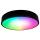 Wifi LED-Deckenleuchte McShine 36W, 4.450lm, Ø40cm, CCT+RGB, schwarz