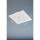 Deckenleuchte, Ratio | weiß| Acrylglas - weiß| L: 50,00 cm, B: 50,00 cm,| Ausladung Decke: 6,40 cm| mit Fernbedienung stufenlos dimmbar| tunable white (cct) stufenlos einstellbar| 1x LED 48,0W  2700 / 6500 K inkl.| 4600  lm| Enthält Lichtquellen der Energ