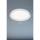 Deckenleuchte, Dua | weiß| Acrylglas - weiß| D: 43,00 cm | Ausladung Decke: 7,50 cm| über Wandschalter in 3 Stufen dimmbar| 1x LED 22,0W  3000 K inkl.| 2700  lm| Enthält Lichtquellen der Energieeffizienzklassen| F