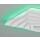 Deckenleuchte, Hero | weiß| Acryl satiniert| L: 50,00 cm, B: 50,00 cm,| Ausladung Decke: 7,60 cm| mit Fernbedienung stufenlos dimmbar| tunable white (cct) stufenlos einstellbar| 1x LED 50,0W  2700 / 6500 K inkl.| getrennt schaltbar, RGB stufenlos dimmbar|