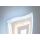 Wandleuchte, Gorden | weiß| / satiniert| L: 43,00 cm, B: 22,00 cm, Ausladung Wand: 5,50 cm| mit Taster stufenlos dimmbar| tunable white (cct) stufenlos einstellbar| 1x LED 19,0W  2700 / 6500 K inkl.| 1500  lm| Enthält Lichtquellen der Energieeffizienzklas