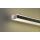 Pendelleuchte, Vitan TW | sandschwarz| / nickelfarben matt | Acrylglas| satiniert| L: 115,00 cm, B: 7,00 cm,| Höhenverstellbar von 90,00 cm bis 150,00 cm| mit Taster stufenlos dimmbar| tunable white (cct) in 3 Stufen einstellbar| 1x LED 15,0W  2700 / 3350