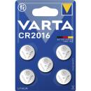 VARTA Knopfzelle CR2016 5er
