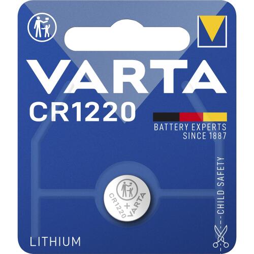 Lithium-Knopfzelle VARTA Electronics CR1220, 3V