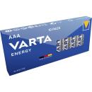 Micro-Batterie VARTA Energy Alkaline, Typ AAA, LR06,...