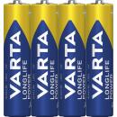 Micro-Batterie VARTA Longlife Power Alkaline, Typ AAA,...