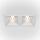 LED Einbaustrahler Alfa weiß eckig 8,5x16,7 cm 2x15W 3000K warmweiß dimmbar 2-flammig
