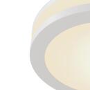 Phanton LED Einbauleuchte weiß mit dekorativem Lichtkranz 12W 3000K warmweiß