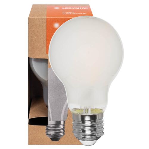 LED-Filament-Lampe E27 Ultra Efficient Classic A matt E27 warmweiß 300°
