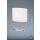Tischleuchte, Momo | 1x E14 nickel-matt Stoffschirm weiß