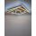 Deckenleuchte, Ratio | 1x LED 48,0 W inkl. | sandschwarz / blattgoldfarben | Acrylglas - weiß