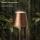 Nuindie LED Akku Stehleuchte Außenstehleuchte IP54 120 cm Höhe bronzefarben