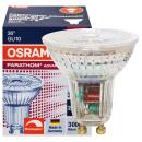 LED-Reflektorlampe PAR16 GU10 dimmbar 8,3W, 550 Lumen,...