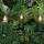 Weihnachtsbaumkette,klar/grün, E10/3Wmit teilbarem Stecker 15-flammig 12,6m