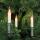 Weihnachtsbaumkette,klar/elfenbein, E10/3W,mit teilbarem Stecker 30-flammig 26m